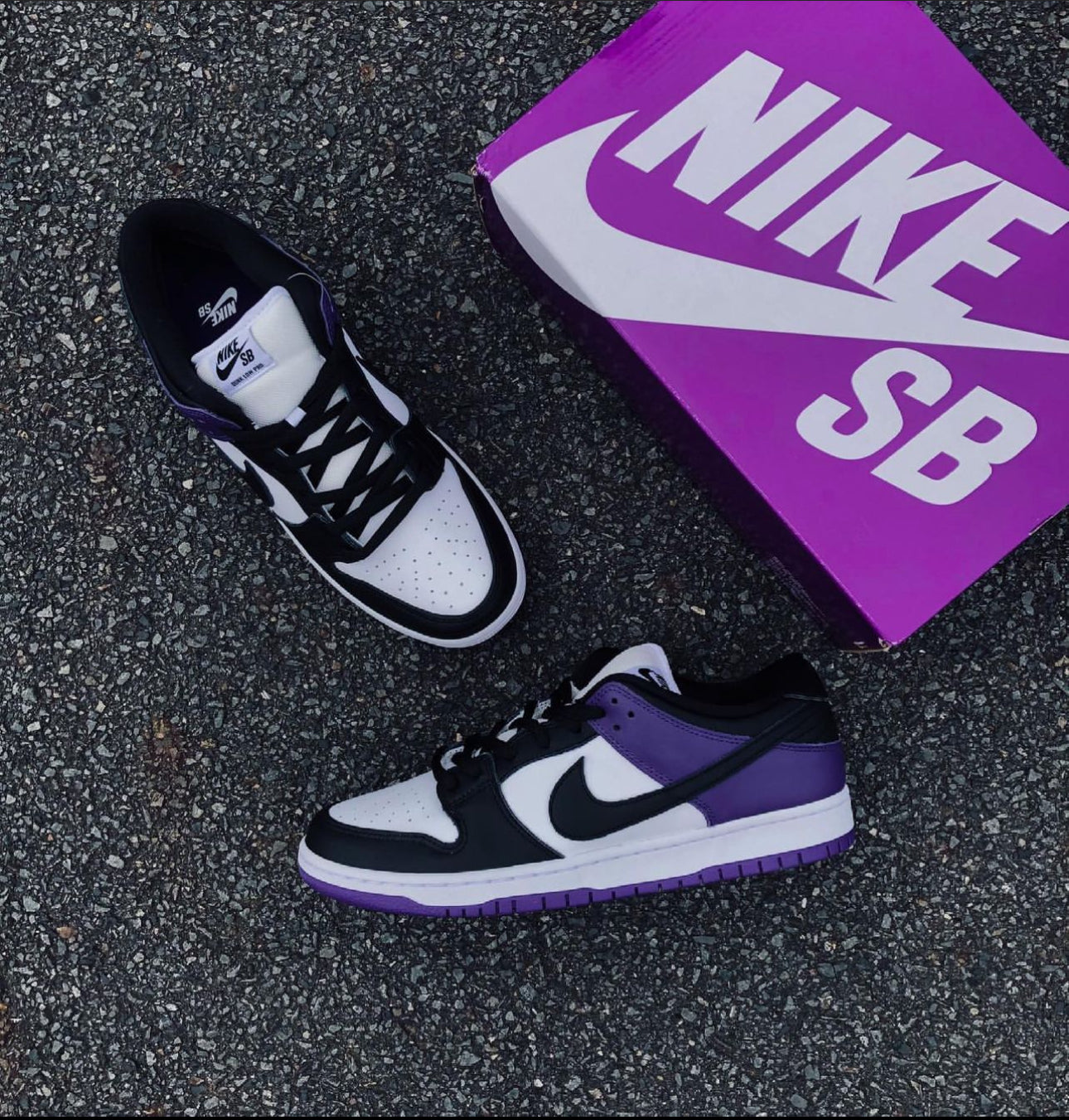 NIKE SB DUNK LOW COURT PURPLE (MENS)