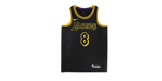 KOBE LA LAKERS MAMBA MENTALITY CITY EDITION JERSEY BLACK