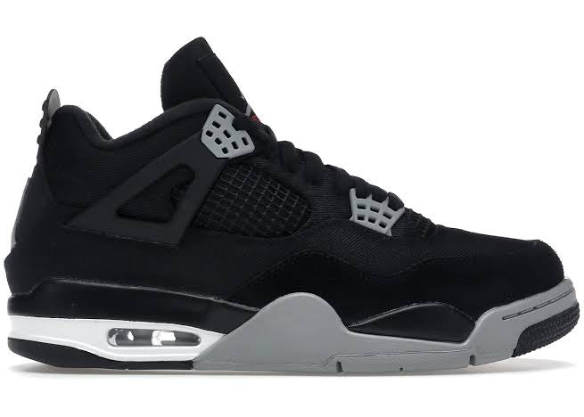 JORDAN 4 SE BLACK CANVAS (MENS)