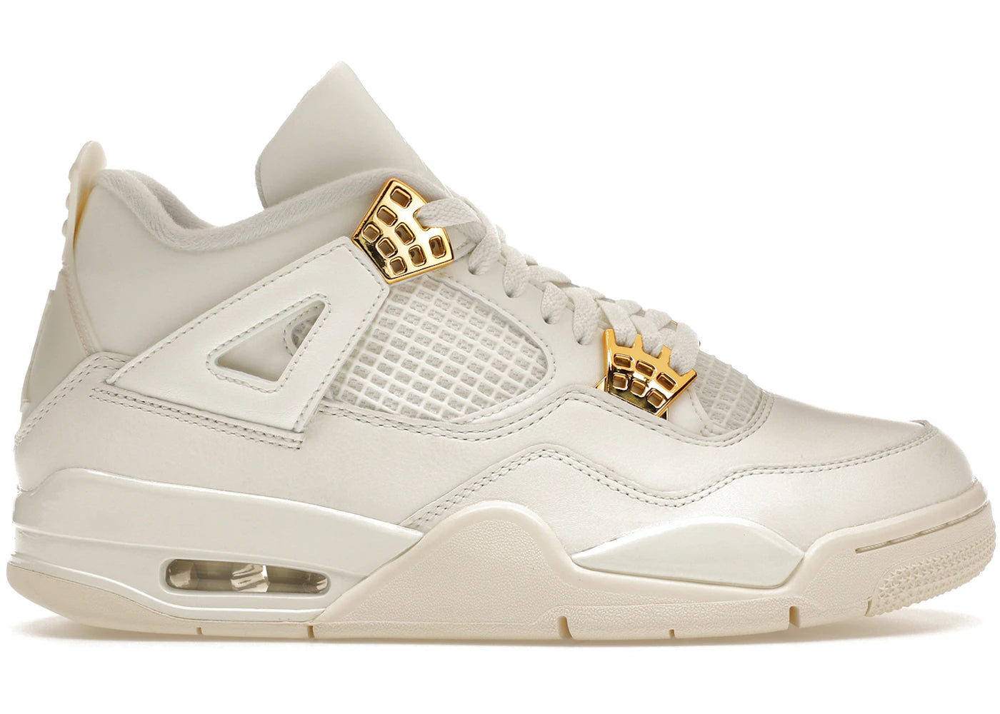 JORDAN 4 RETRO METALLIC GOLD (WOMENS)