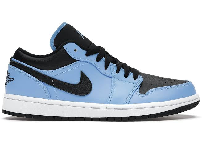 JORDAN 1 LOW UNIVERSITY BLUE BLACK (MENS)