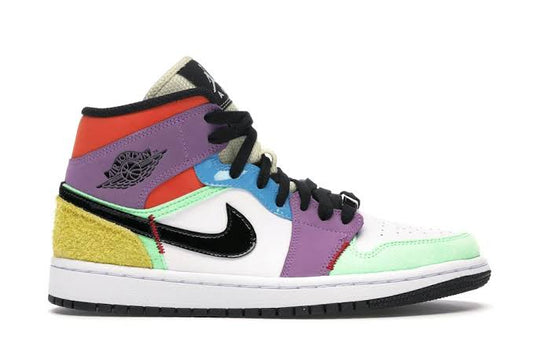 JORDAN 1 MID SE MULTI COLOUR LIGHTBULB (WOMENS)