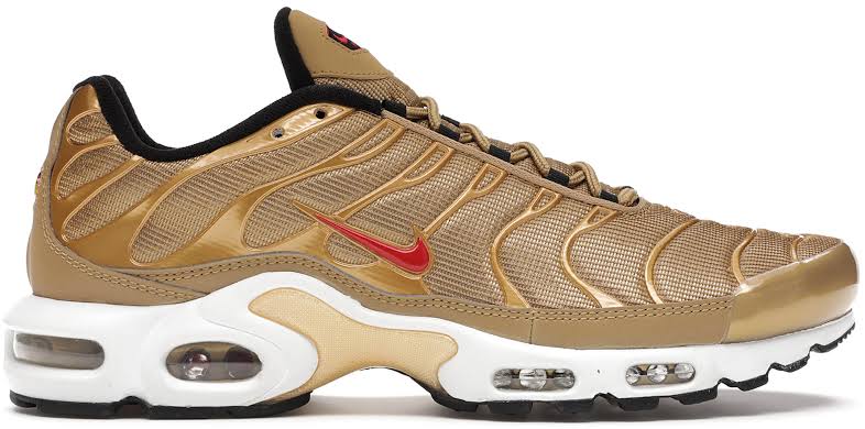 NIKE AIR MAX PLUS TN METALLIC GOLD (MENS)