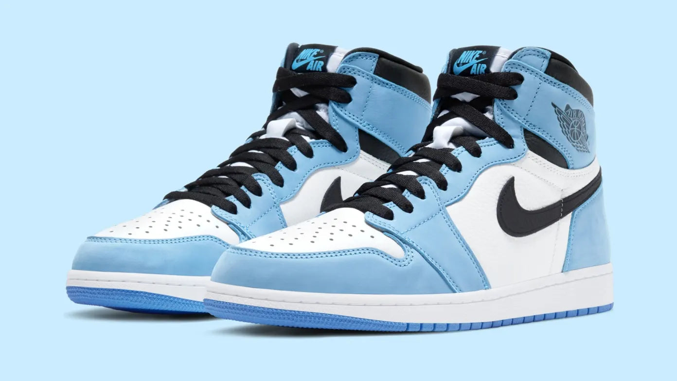 JORDAN 1 HIGH RETRO UNIVERSITY BLUE (MENS)