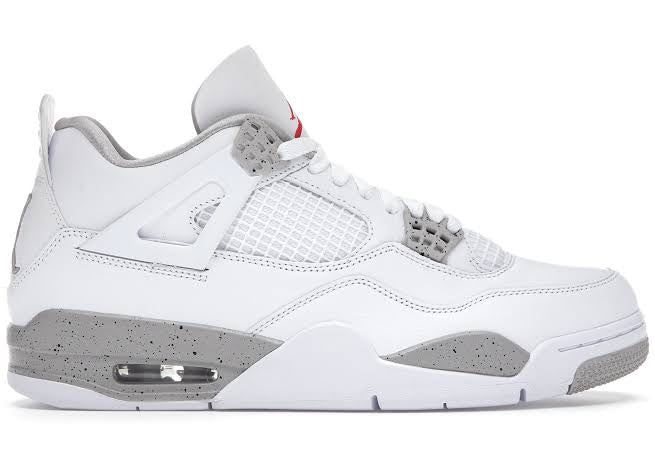 JORDAN 4 RETRO WHITE OREO (MENS)