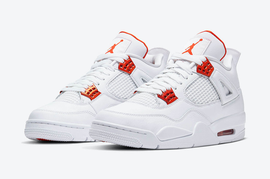 JORDAN 4 RETRO METALLIC ORANGE (MENS)