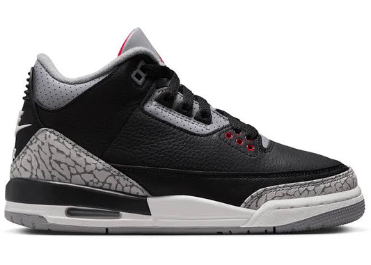 JORDAN 3 RETRO BLACK CEMENT GS (WOMENS) 2024