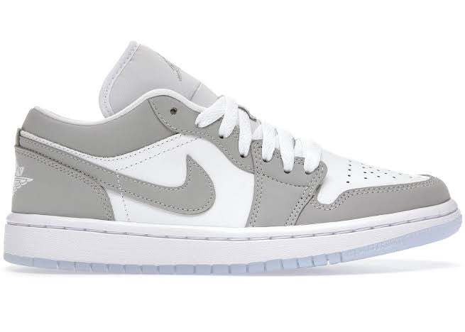 JORDAN 1 LOW WOLF GREY (WOMENS)