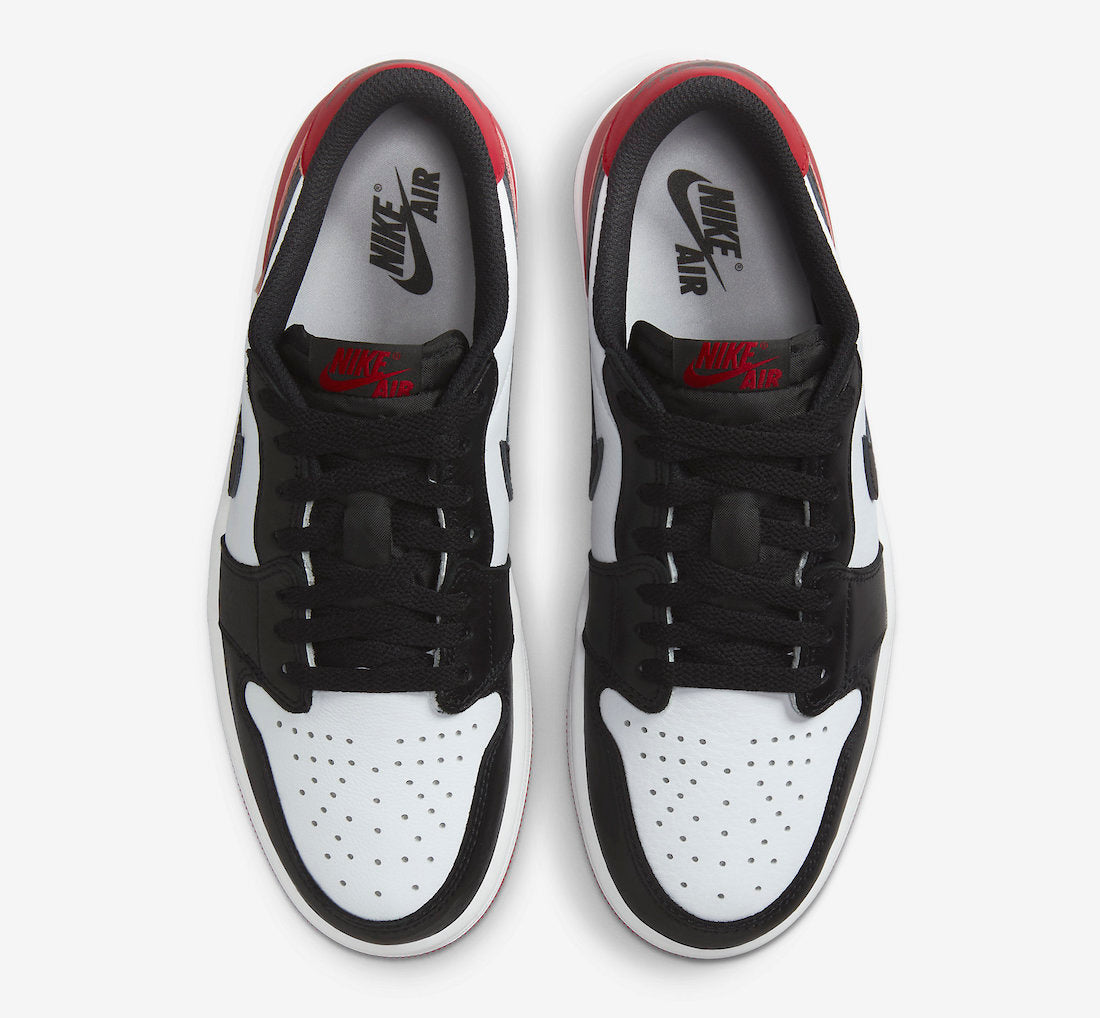 JORDAN 1 LOW OG BLACK TOE (MENS)