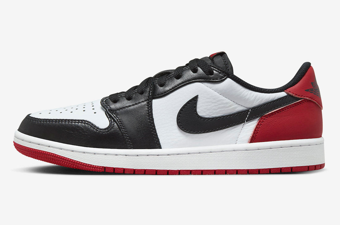 JORDAN 1 LOW OG BLACK TOE (MENS)