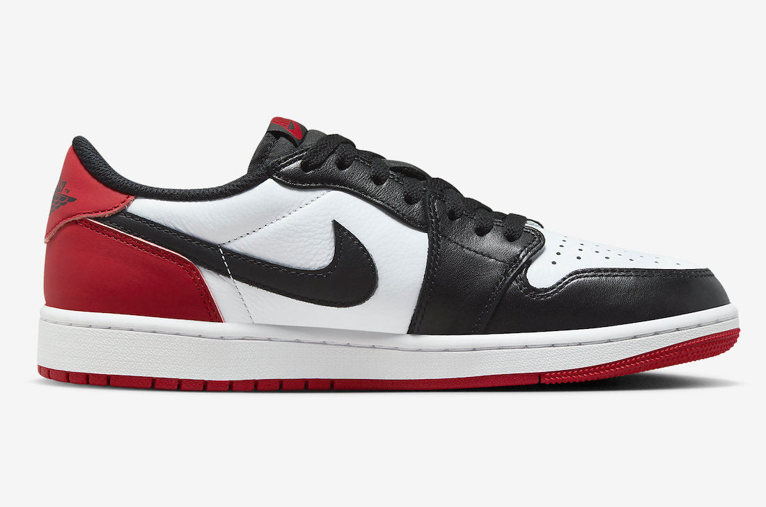 JORDAN 1 LOW OG BLACK TOE (MENS)