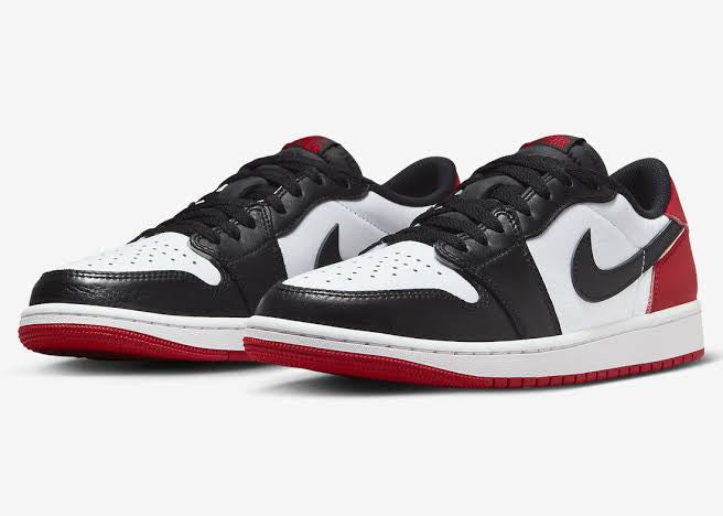 JORDAN 1 LOW OG BLACK TOE (MENS)