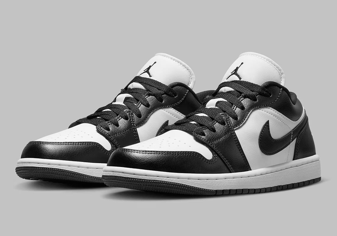 JORDAN 1 LOW PANDA BLACK WHITE (WOMENS)