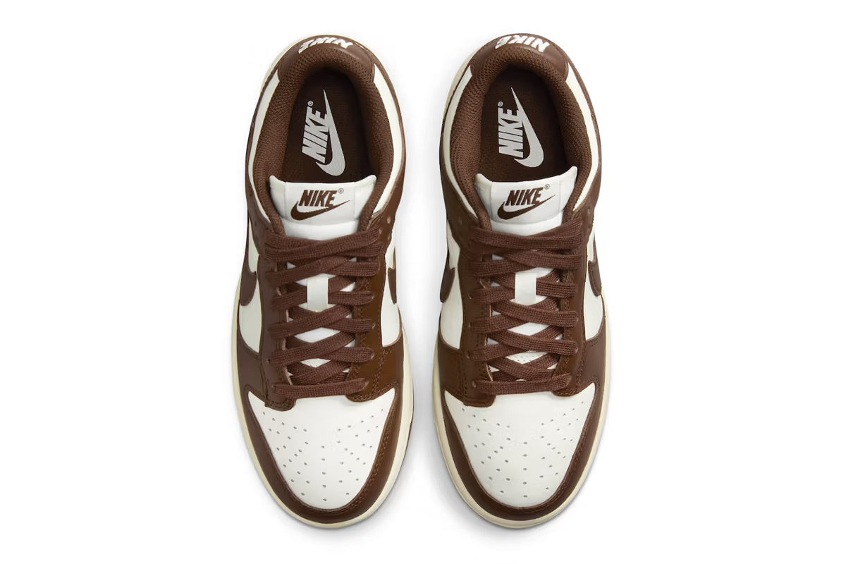 NIKE DUNK LOW CACAO WOW MOCHA BROWN SAIL (WOMENS)