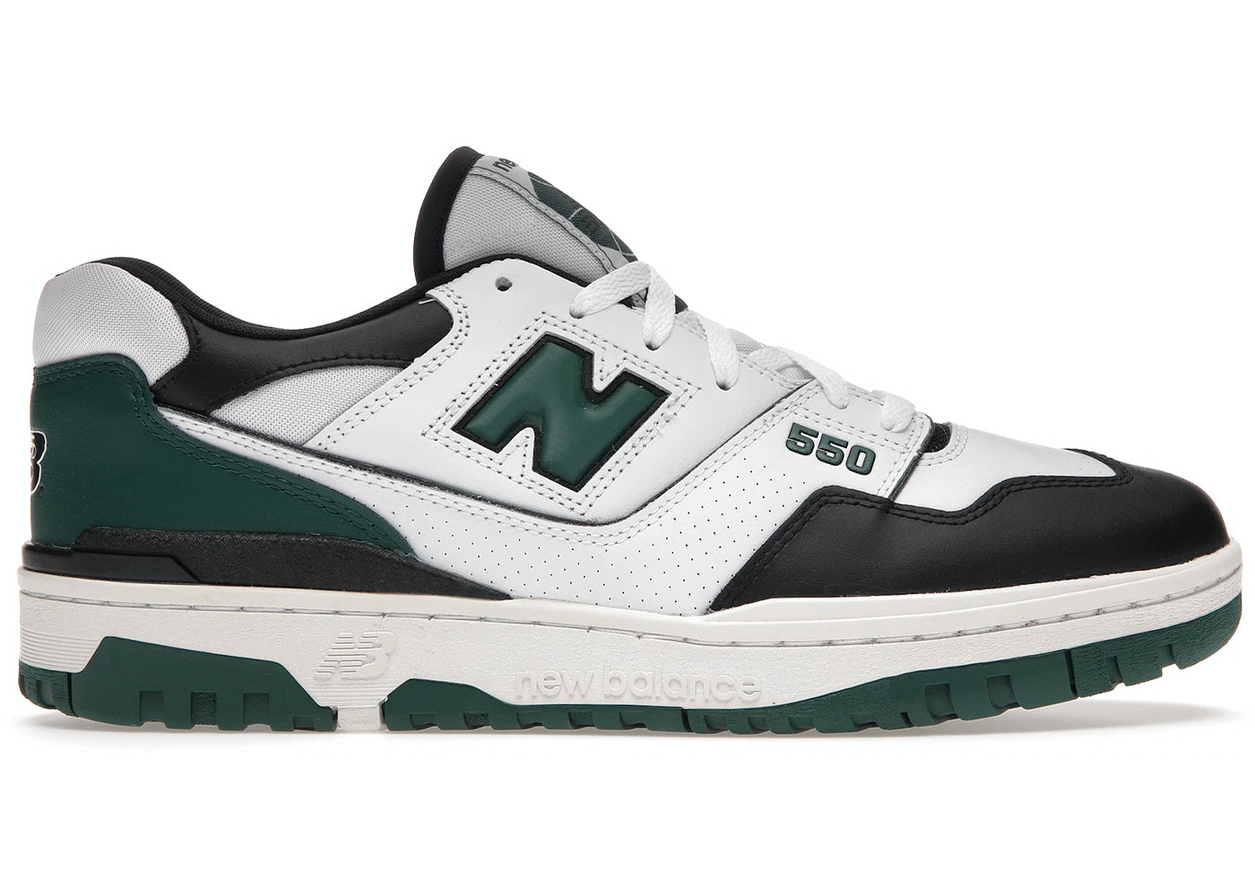 New Balance 550 White Green Black (Mens)