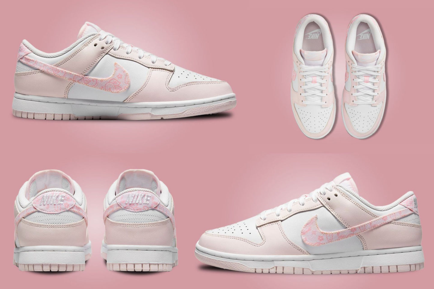 NIKE DUNK LOW PINK PAISLEY (WOMENS)