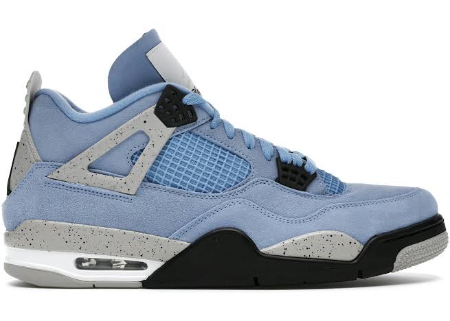 JORDAN 4 UNIVERSITY BLUE US 9 MENS PREOWNED