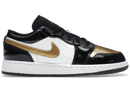 JORDAN 1 LOW GOLD TOE GS (WOMENS)