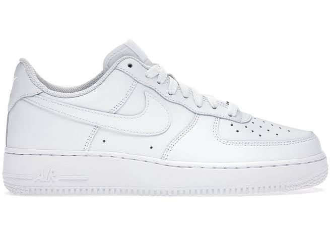 NIKE AIR FORCE 1 LOW TRIPLE WHITE US 10W (8.5 MENS) PREOWNED