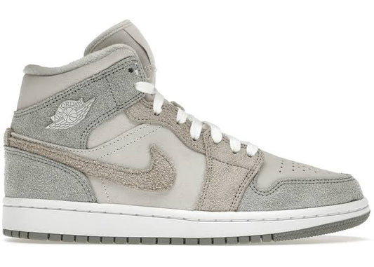 Jordan 1 Mid Particle Grey (Womens)