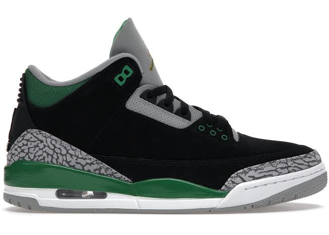 JORDAN 3 PINE GREEN RETAIL! (MENS)