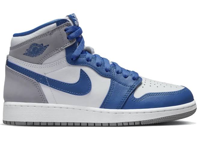 JORDAN 1 HIGH OG TRUE BLUE GS (WOMENS)