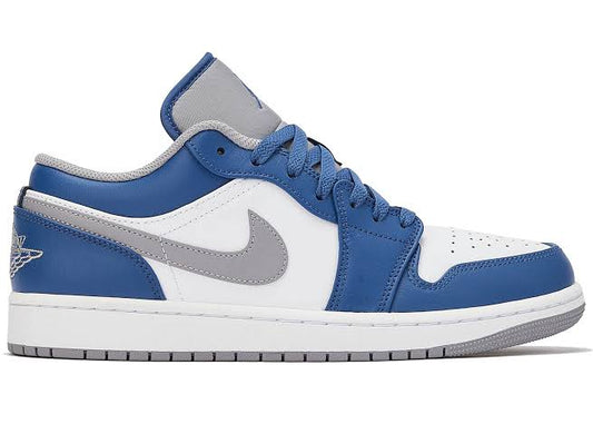 JORDAN 1 LOW TRUE BLUE GS (WOMENS)