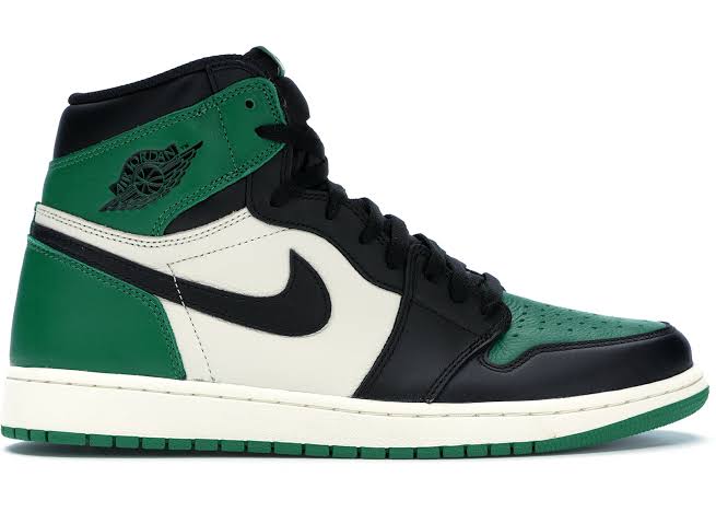 JORDAN 1 HIGH PINE GREEN US 9.5 MENS PREOWNED