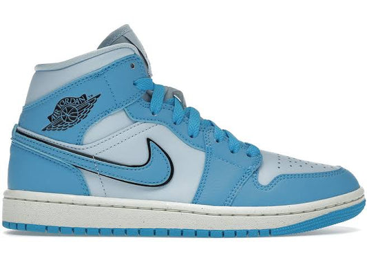 JORDAN 1 MID SE ICE BLUE (WOMENS)