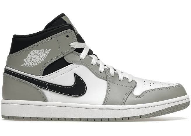 Jordan 1 Mid Light Smoke Grey Anthracite (Mens)