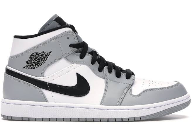 JORDAN 1 MID LIGHT SMOKE GREY (MENS)